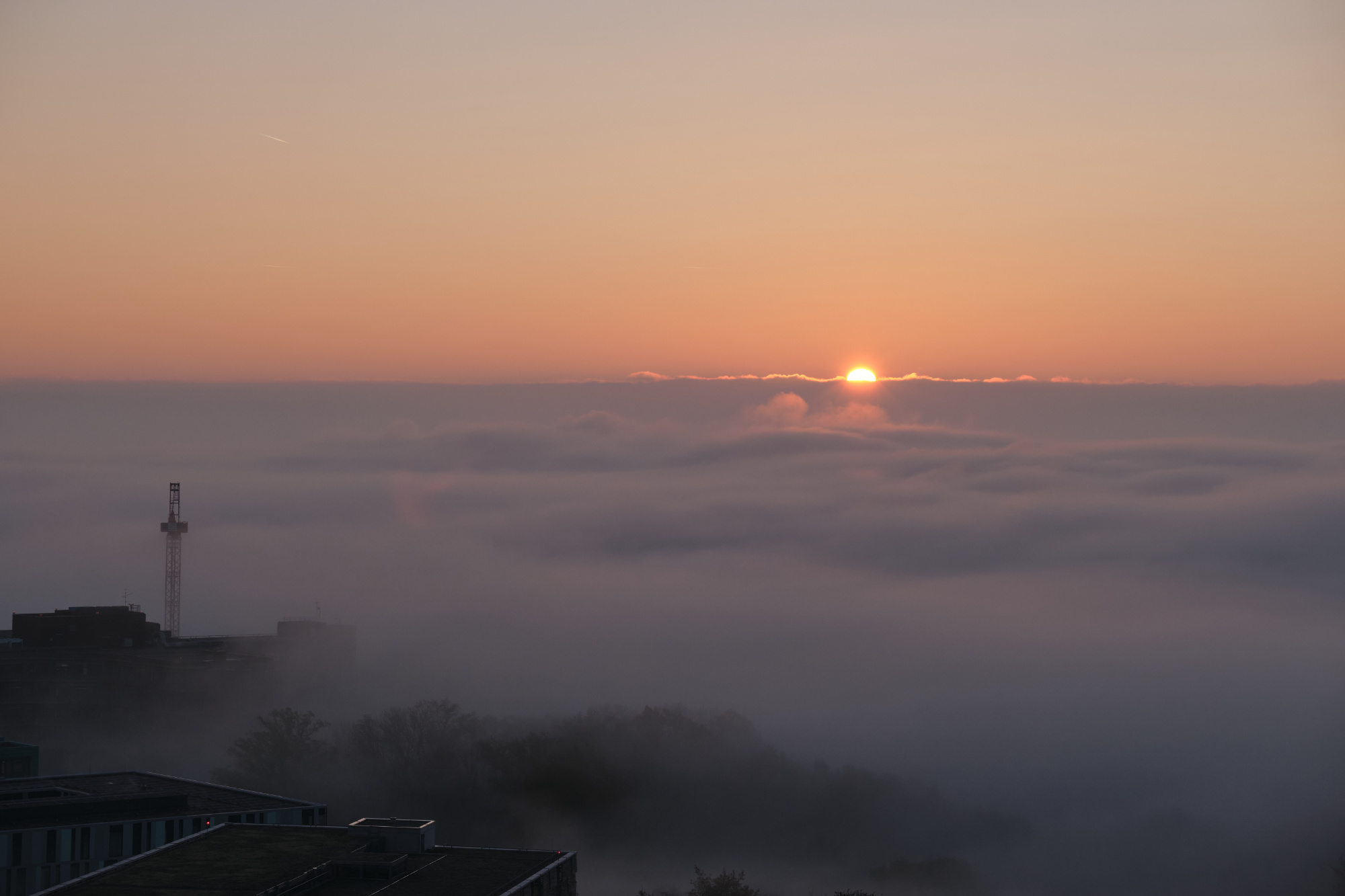 Sonnenaufgang am Steinenbergturm