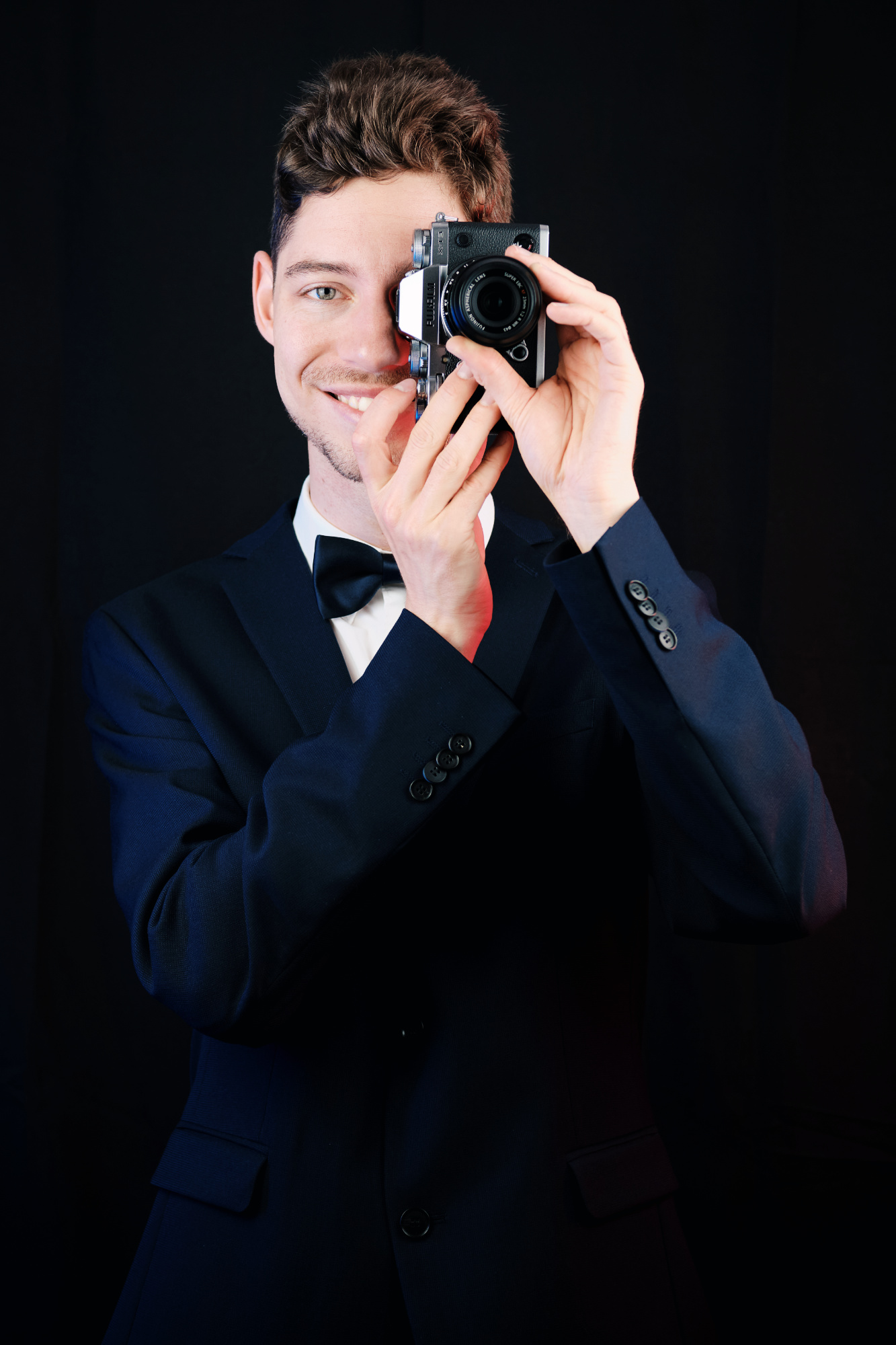 Thomas Dinges mit Kamera
